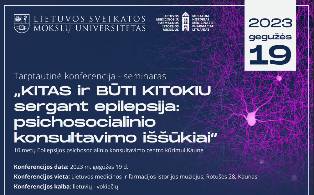 Carito epilepsijos konsultavimo centro dešimtmečiui – tarptautinė konferencija